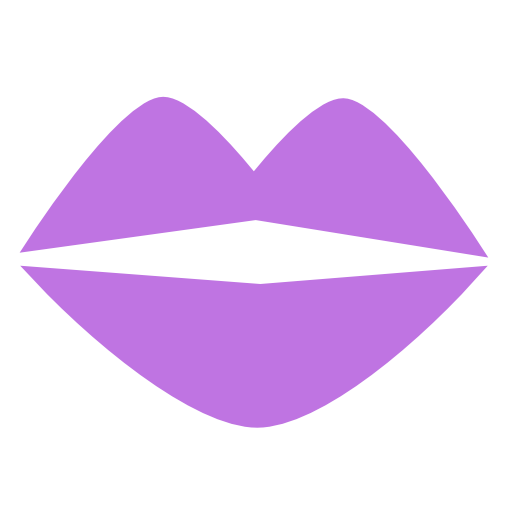 v-says.com lip heart V site icon