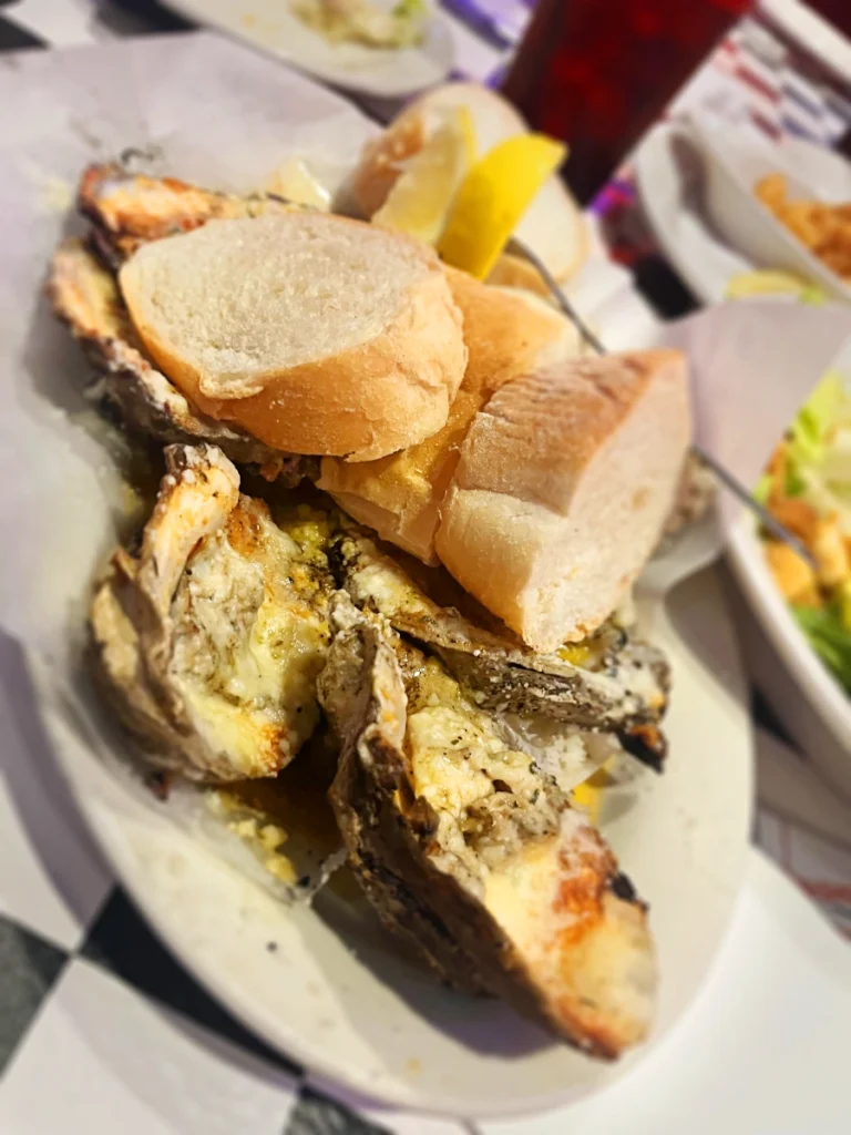chargrilled oysters
